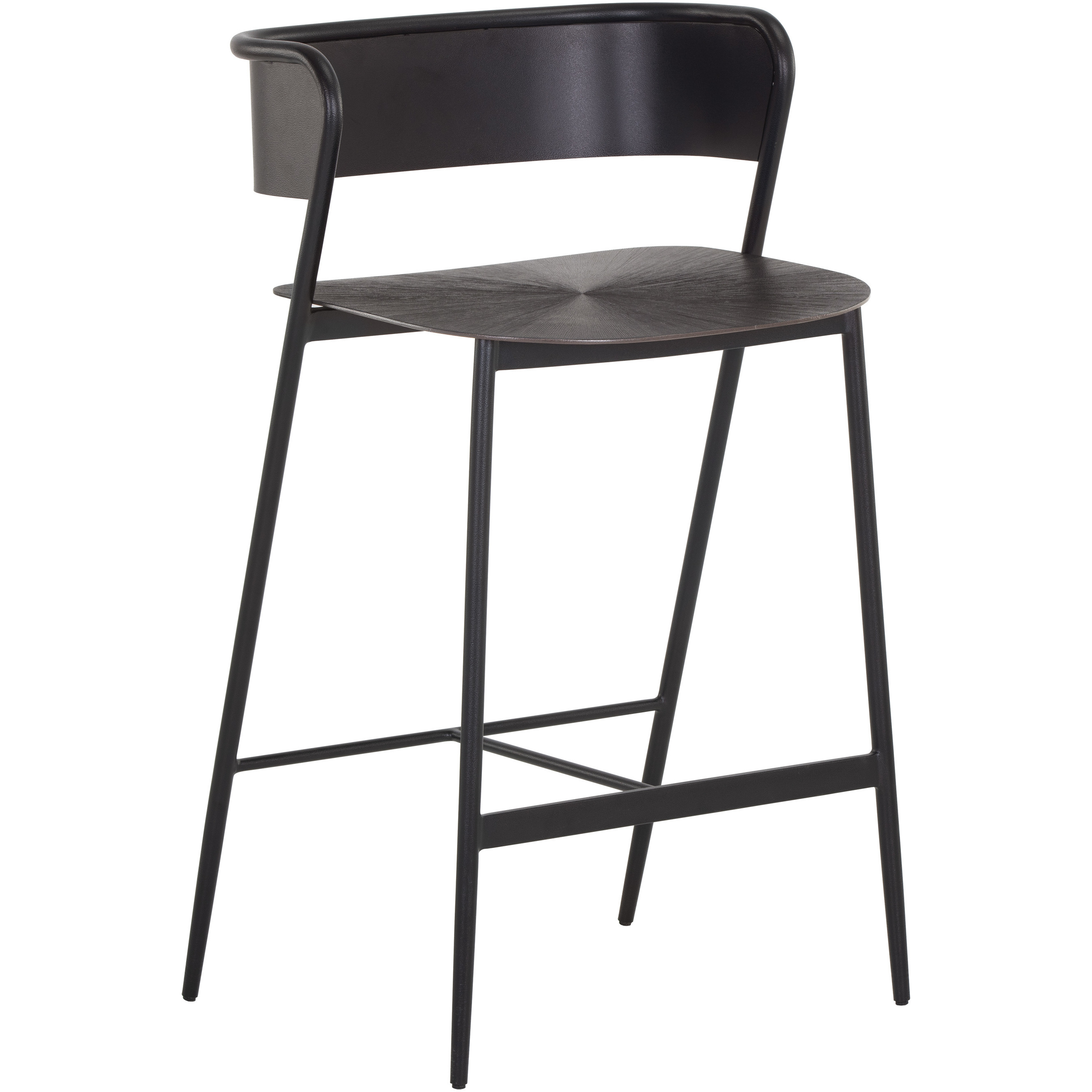 Keanu 34.5 inch Gunmetal Counter Stool